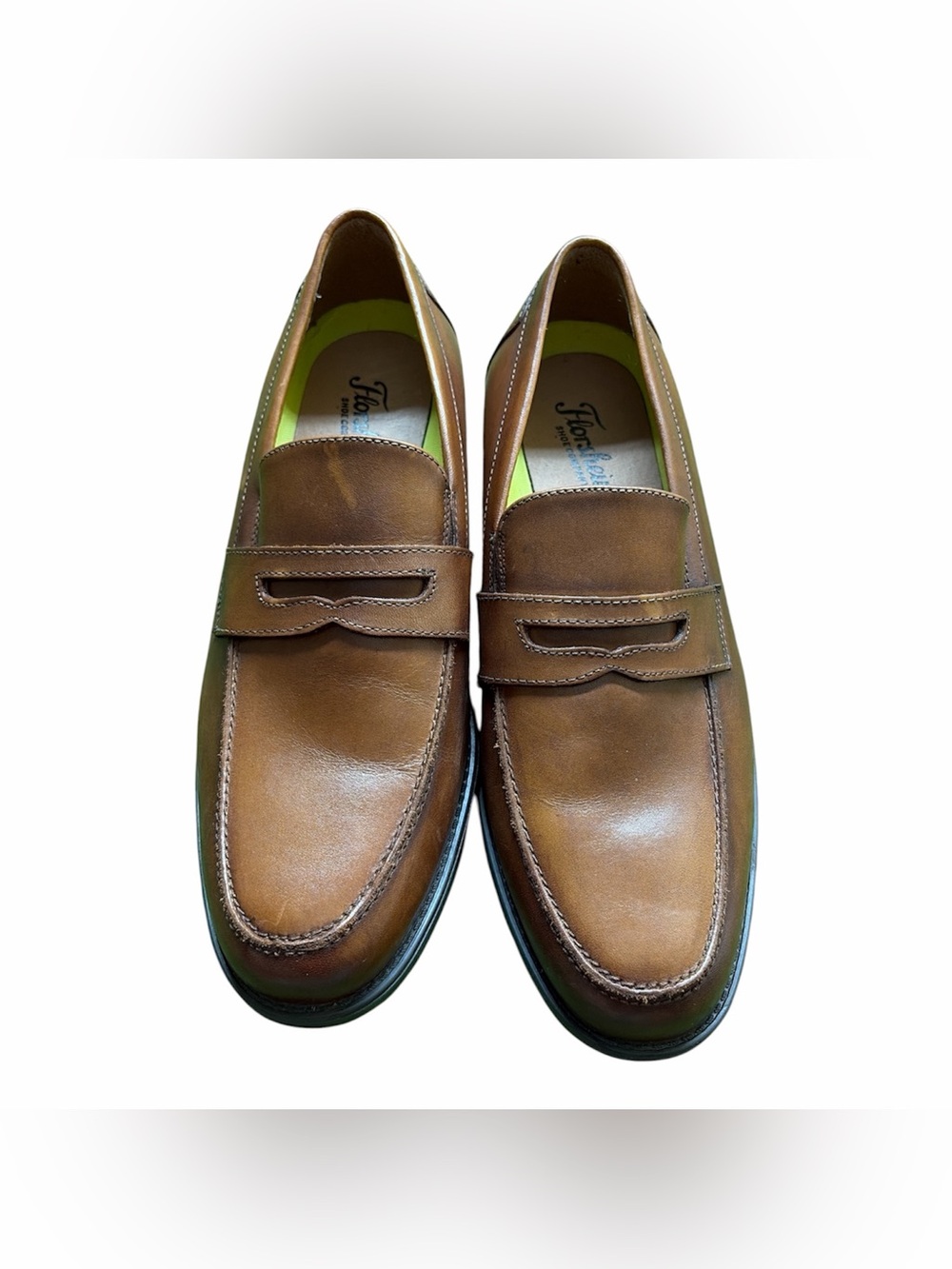 Florsheim Men's Tan Leather Penny Loafers